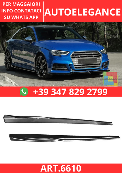 🔥ART.6610 MINIGONNE COMPATIBILE CON AUDI S3 8V BERLINA/CABRIOLET 2013–2020🔥