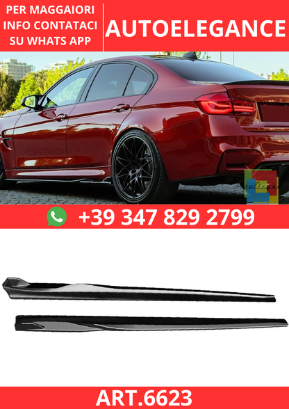 🔥ART.6623 MINIGONNE LATERALI R COMPATIBILI CON BMW M3 F80 2014–2018🔥