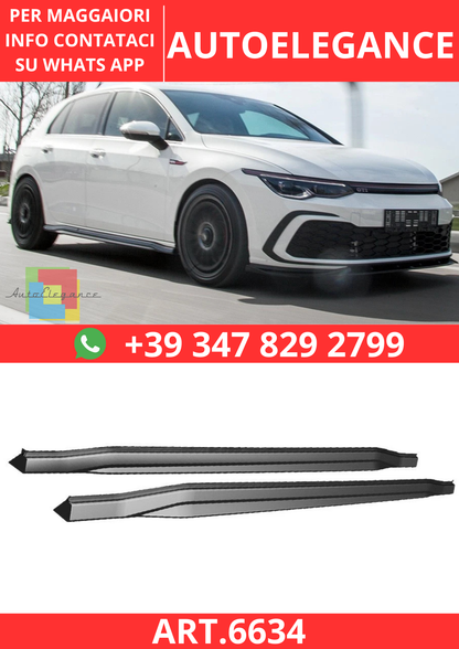 🔥ART.6634 MINIGONNE ADATTO PER VW GOLF MK8 GTI/GTD/R-LINE DAL 2020🔥
