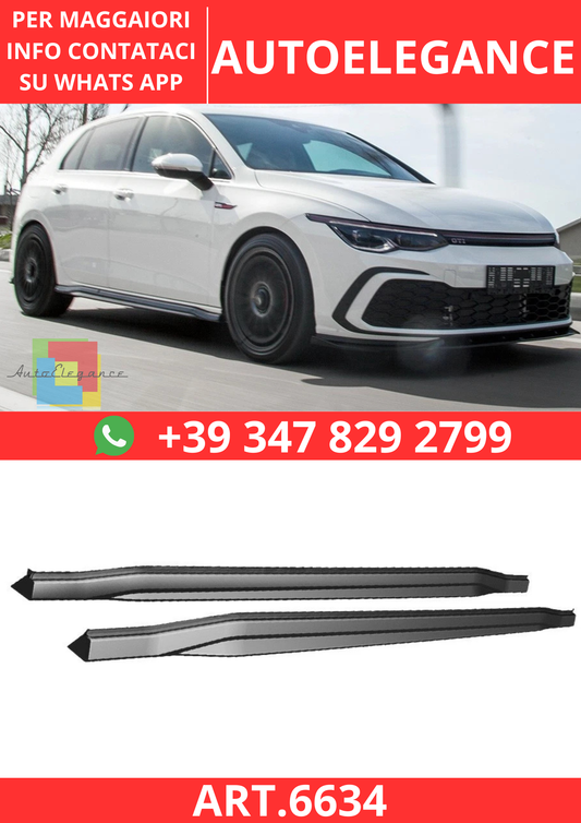 🔥ART.6634 MINIGONNE ADATTO PER VW GOLF MK8 GTI/GTD/R-LINE DAL 2020🔥
