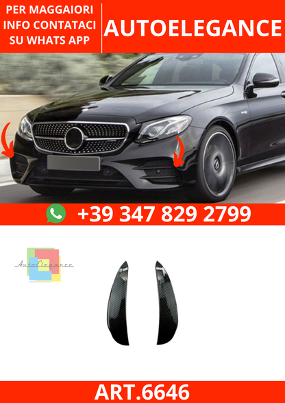 6646⭐AEROFLAPPEN IN CARBON-LOOK für Mercedes W213 E-Klasse⭐