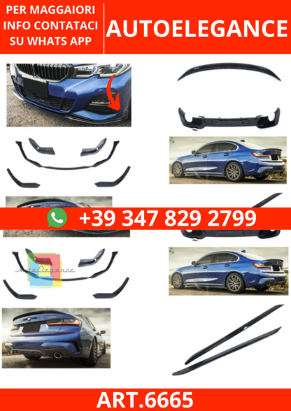6665⭐PACCHETTO AERO ADATTO PER BMW SERIE 3 G20 BERLINA⭐