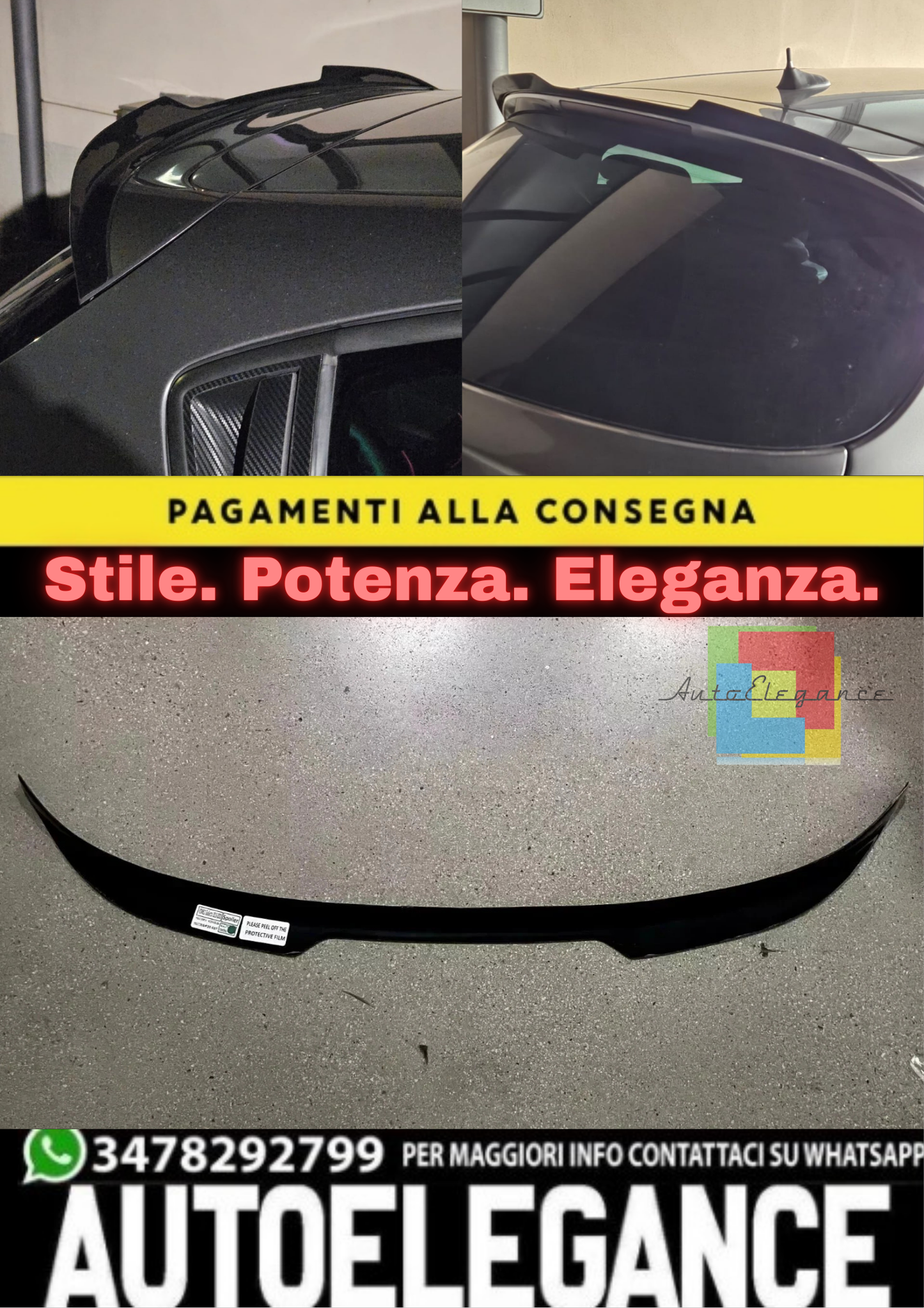 💥SPOILER TETTO ADATTO PER ALFA ROMEO GIULIETTA 2010–2020💥