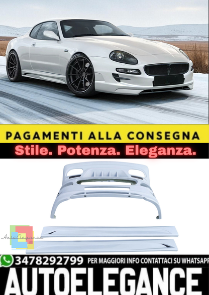 💫Bodykit per Maserati 4200 GT – Paraurti Anteriore + Posteriore + Minigonne 💫