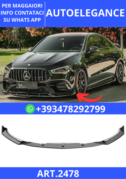 💫ART.4778 SPLITTER M. Benz C118 CLA45 2019+ A Plus A45 S Aero Pack V1 Style💫
