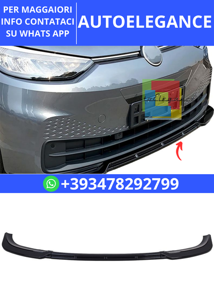 💫Spliter anteriore Lip Black Gloss adatto per VW ID.3💫