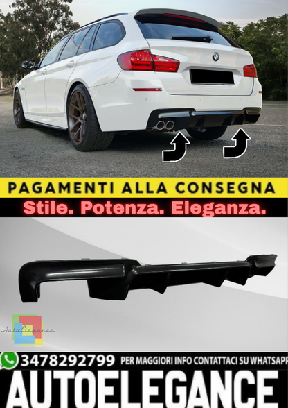 🔥Diffusore Posteriore in ABS per BMW Serie 5 F10/F11 (2010–2017)🔥