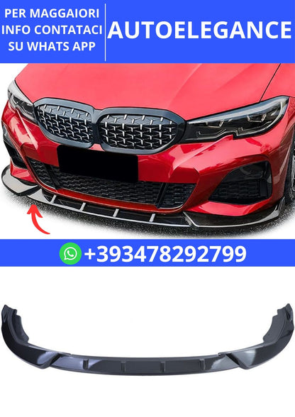 💫Splitter Anteriore Lip Carbon Look adatto per BMW Serie 3 G20 G21 da 18💫