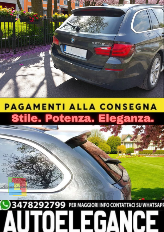 💫Spoiler Posteriore Tetto per BMW Serie 5 F11 Touring (2010–2017) – Sportivo💫