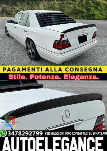 🔥Spoiler per Bagagliaio in ABS per Mercedes-Benz W124 Berlina (1984–1995)🔥
