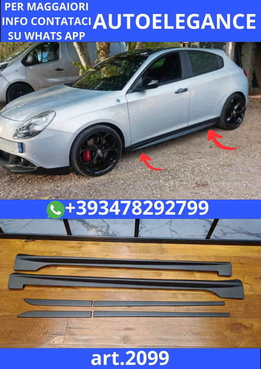 🔥2099 MINIGONNE ADATTO PER ALFA ROMEO GIULIETTA LOOK QUADRIFOGLIO🔥