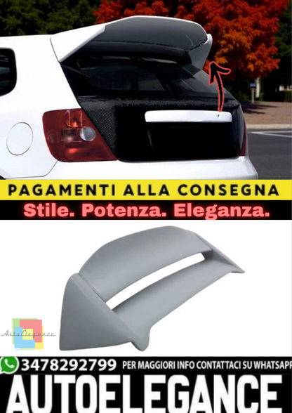 ✨Spoiler da Tetto in ABS per Honda Civic Hatchback 3P (2001–2006 – EP/EU)✨