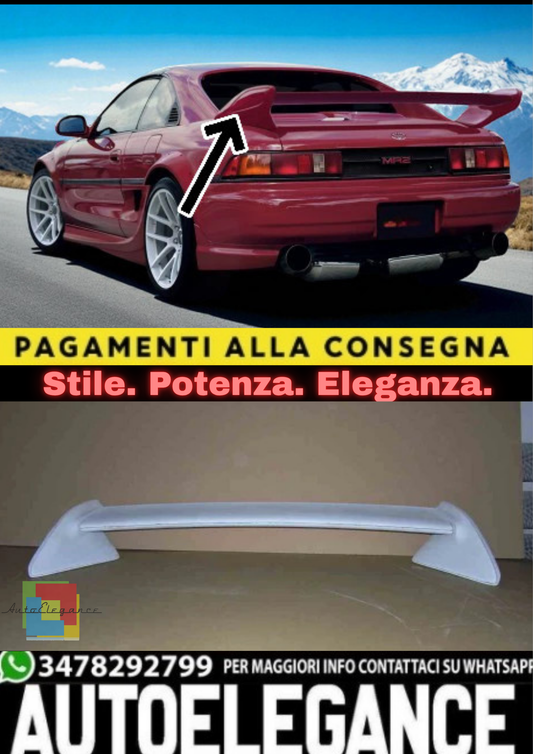 ✨Spoiler Posteriore Bagagliaio in ABS per Toyota MR2 SW20 (1989–1999)✨