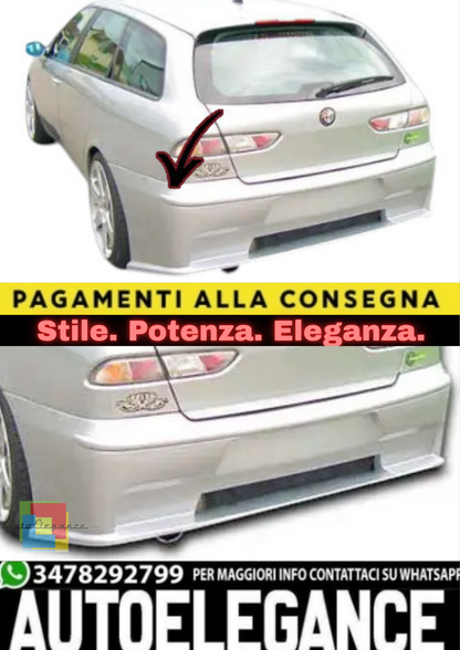 ✨Paraurti Posteriore per Alfa Romeo 156 (1997–2006)✨