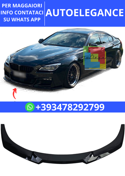 💫Spliter anteriore Lip Performance adatto per BMW Serie 6 F12 F13 F06💫