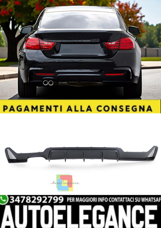 💫Diffusore Posteriore Performance Opaco (Matt) – Compatibile con BMW Serie 4 💫