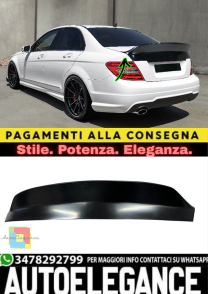🔥Spoiler per Bagagliaio in ABS per Mercedes-Benz Classe C W204 (2007–2014)🔥