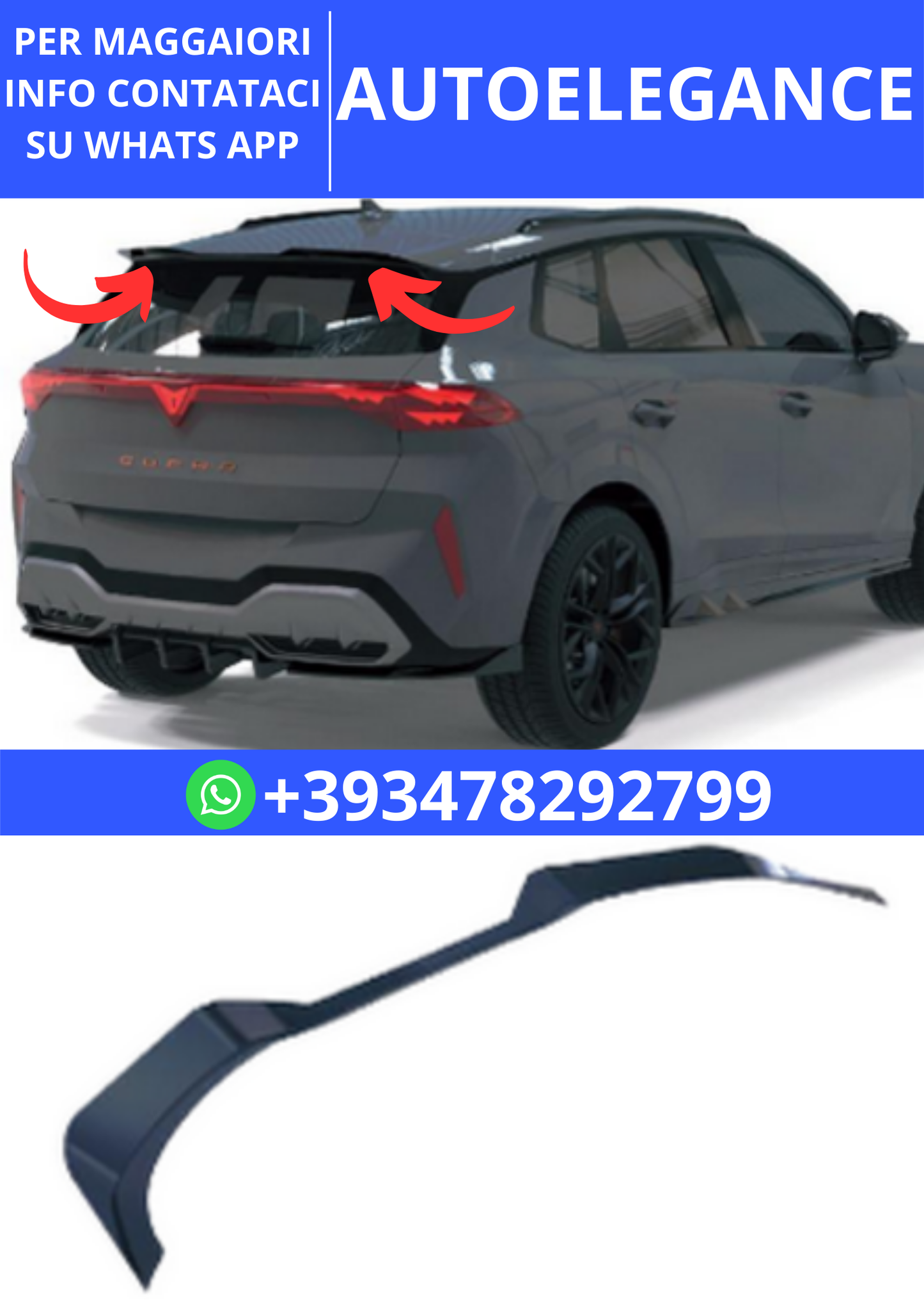 💫ART.2395 SPOILER CUPRA TERRAMAR 2024+💫