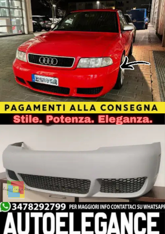 ✨Paraurti Anteriore in ABS per Audi A4 B5 (1994–2001)✨