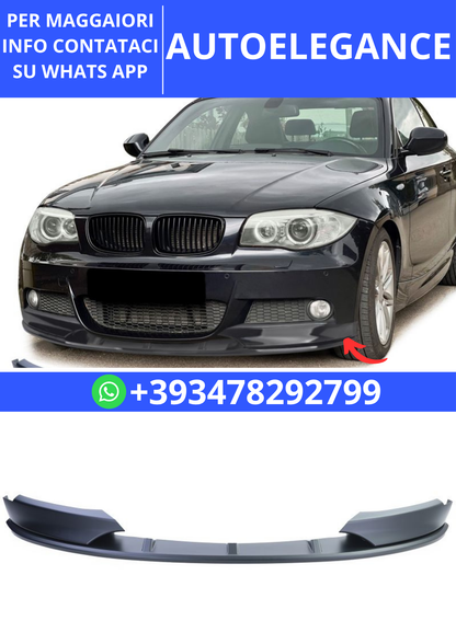 💫Labbro spoiler anteriore Performance in ABS adatto per BMW Serie 1 E82 E88💫