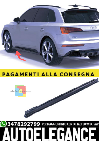 💫Minigonne Laterali (2 Pezzi) per Audi SQ5 / Q5 S-Line SUV & Sportback Mk2 💫