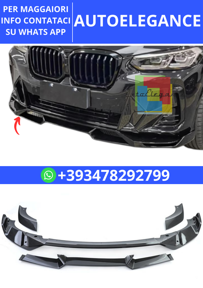 💫Spliter Anteriore Lip Performance Carbon Look adatto per BMW X3 G01 da 21💫