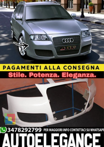 ✨Paraurti Anteriore in ABS per Audi A6 C5 (1997–2004)✨