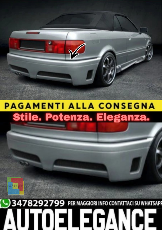 🔥Paraurti Posteriore in ABS per Audi 80 – Ricambio compatibile🔥