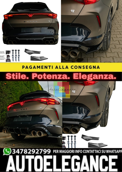 💥REAR SIDE SPLITTERS ADATTO PER CUPRA FORMENTOR 2024+ (2 Pcs)💥