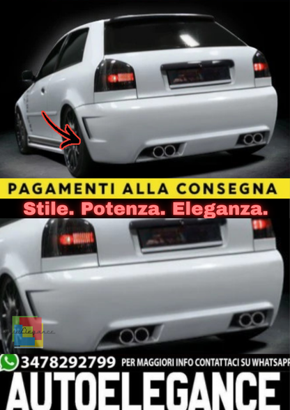 🔥 Paraurti Posteriore per Audi A3 8L (1996–2003)🔥