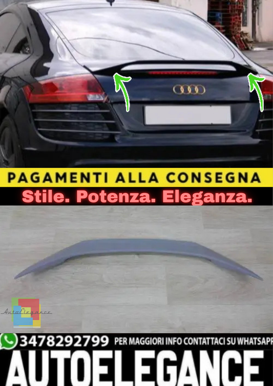 🔥 Spoiler per Bagagliaio in ABS per Audi TT MK2 (8J) 2006–2014🔥