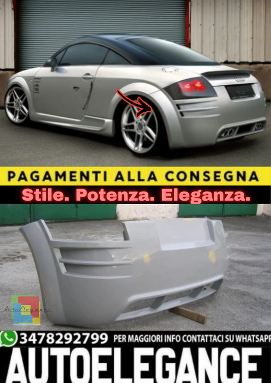 🔥Paraurti Posteriore in ABS  adatto per Audi TT 🔥