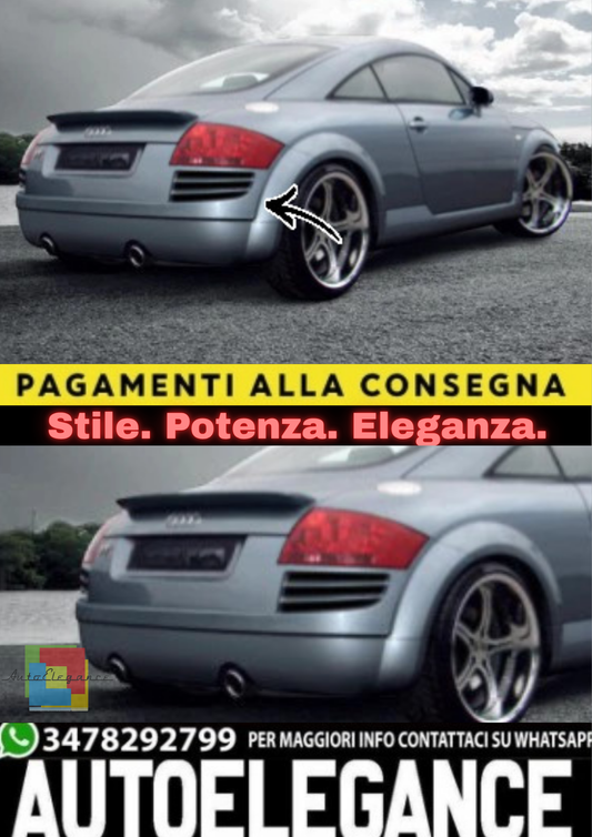 🔥 Paraurti Posteriore in ABS adatto per Audi TT🔥