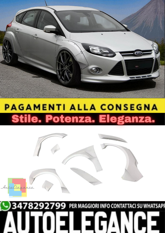 💫Kit Widebody RS Look per Ford Focus Mk3 (2011–2018) – Kit Carrozzeria 💫