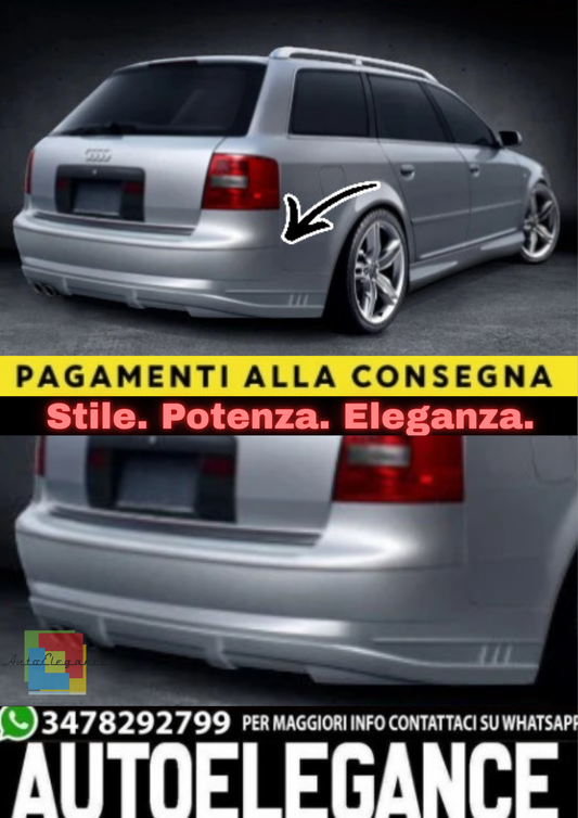🔥Paraurti Posteriore per Audi A6 C5 (4B) 1997–2004🔥