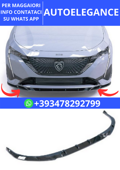 💫ART.2398 SPLITTER PEUGEOT 308 GT HATCHBACK MK3 2021💫