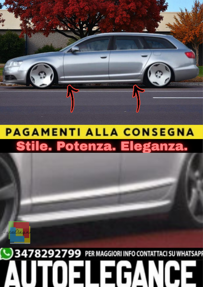 🔥Minigonne Laterali per Audi A6 C6 (4F) 2004–2011🔥