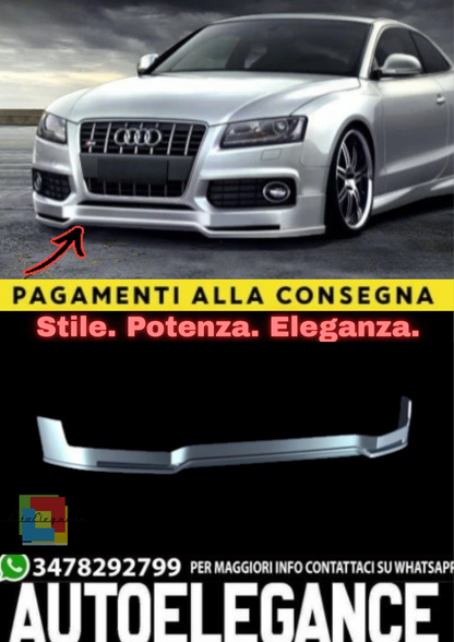 🔥Splitter Anteriore Sottoparaurti per Audi A5 (8T / 8F / 8W)🔥