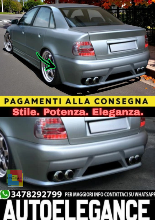 🔥Paraurti Posteriore per Audi A4 B5 (8D) 1994–2001🔥
