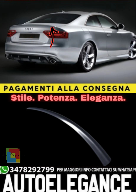 🔥Spoiler Posteriore per Bagagliaio Audi A5 (8T/8F/8W)🔥