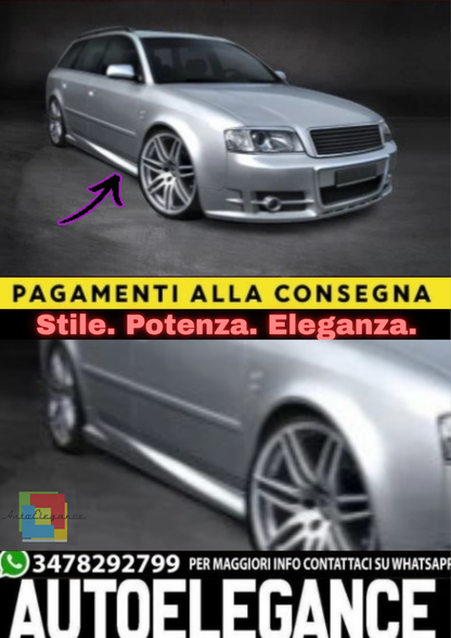 🔥Minigonne Laterali per Audi A6 C5 (4B) 1997–2004🔥