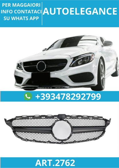 🔥ART.2762 Griglia Sport adatta per Mercedes W205 Classe C (2014–2018)🔥