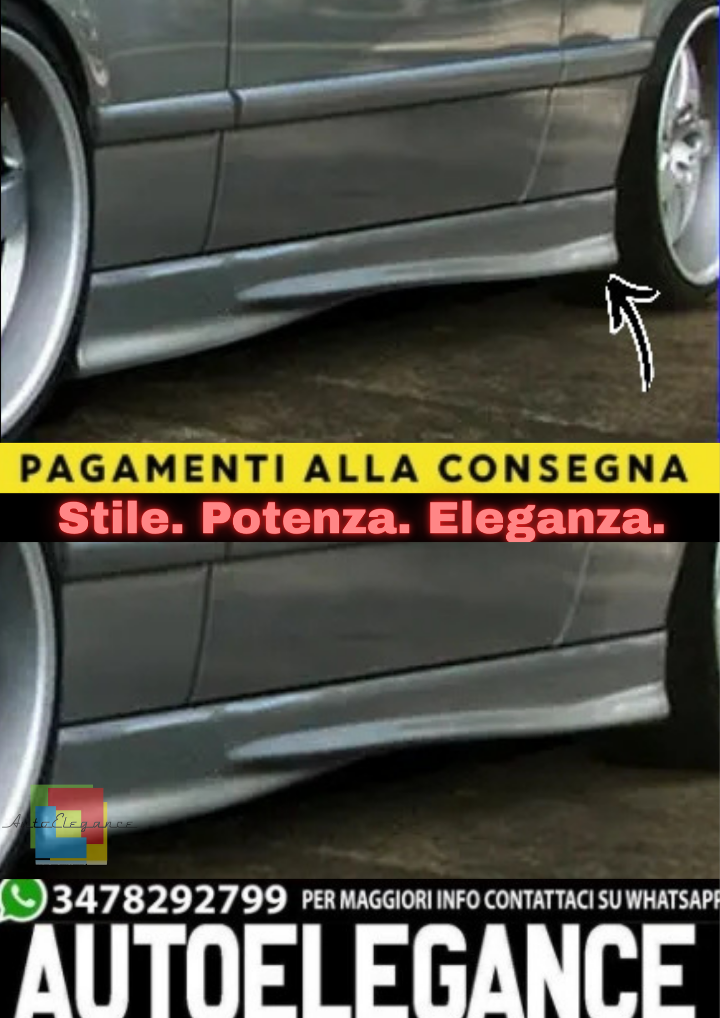 🔥Minigonne Laterali adatto per Audi 80 B3 / B4🔥