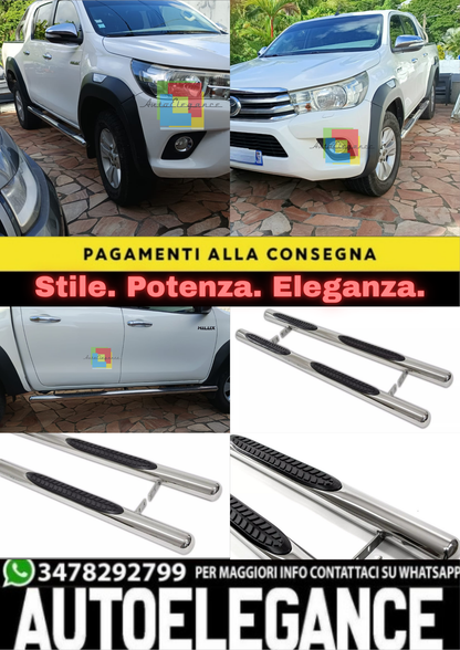 ✨PEDANE SOTTOPORTA adatti per Toyota Hilux 2015-2022✨