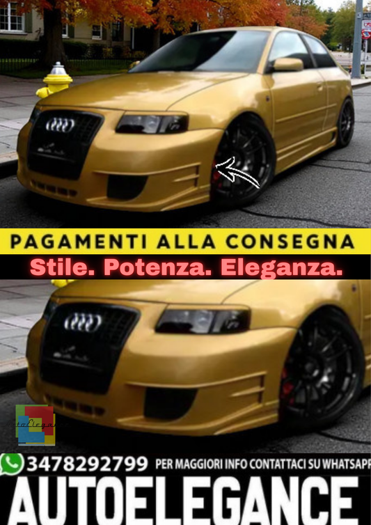 🔥Paraurti Anteriore per Audi A3 8L (1996–2003)🔥