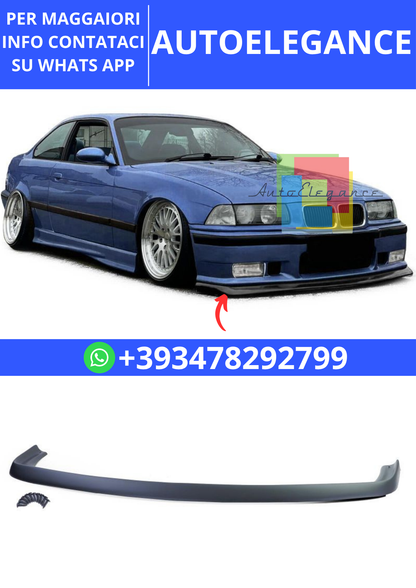 💫Spliter Anteriore Lip FATLIP Nero Opaco adatto per BMW Serie 3 E36 90-99💫