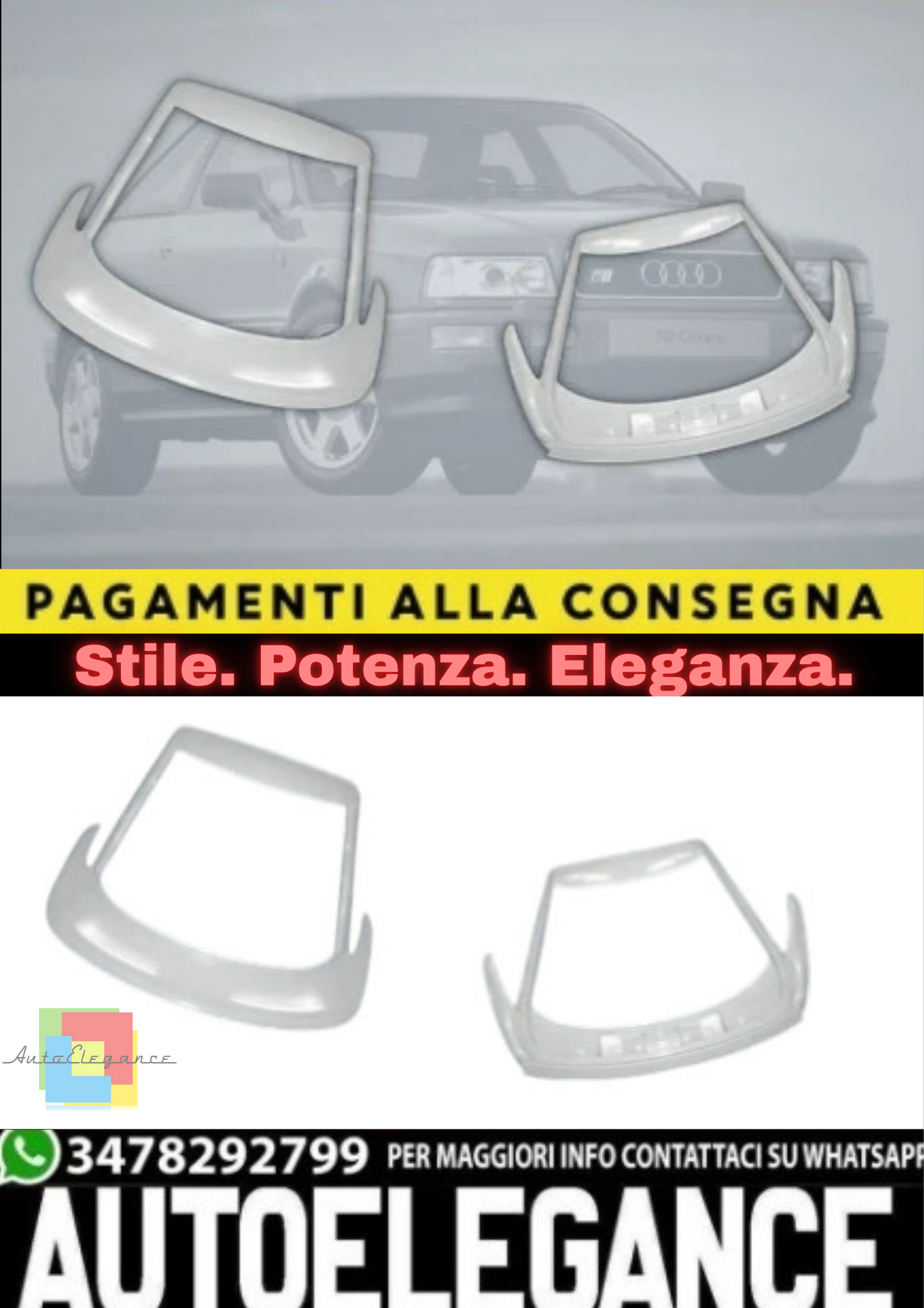 🔥Cofano Bagagliaio per Audi 80 Coupé (B3/B4)🔥