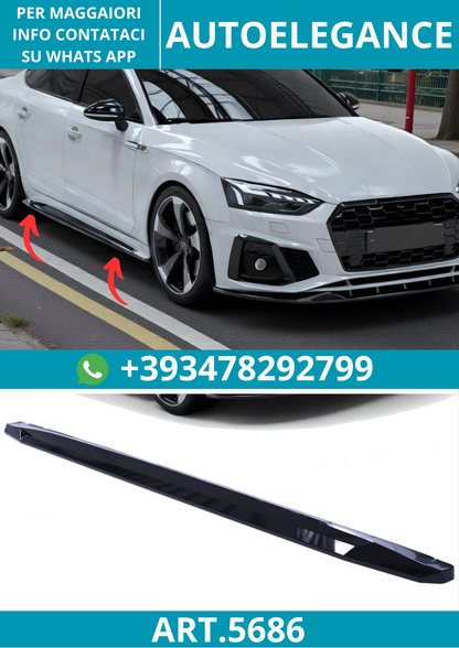 5686⭐Minigonne laterali adatte per Audi S5 / A5 S-Line F5 Facelift 19-24⭐