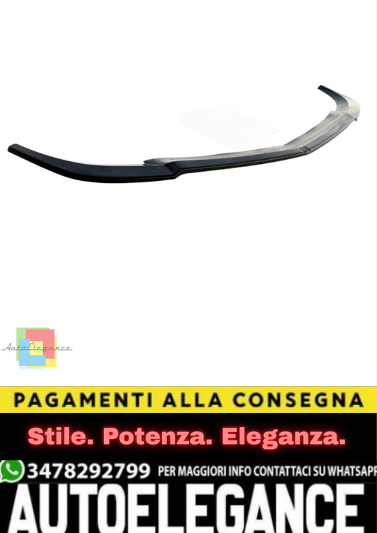 🔥Splitter Anteriore in ABS Nero per Mercedes Classe C W204 AMG-Line🔥