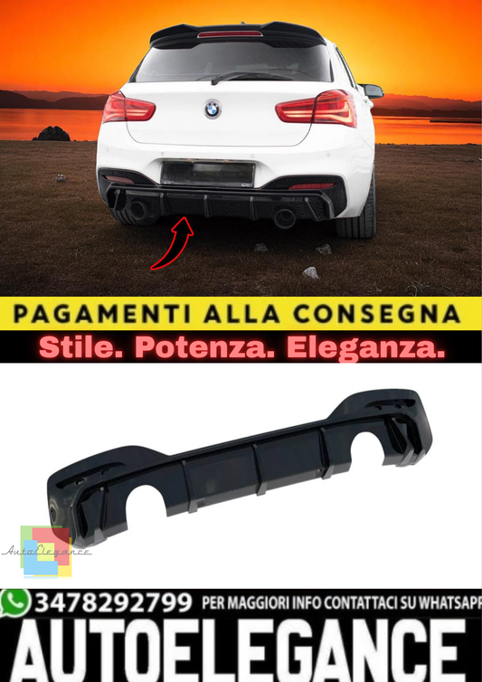 🔥Vallanza Posteriore per BMW M140i con Scarico a Doppia Uscita –Look Sportivo🔥 (Copia)